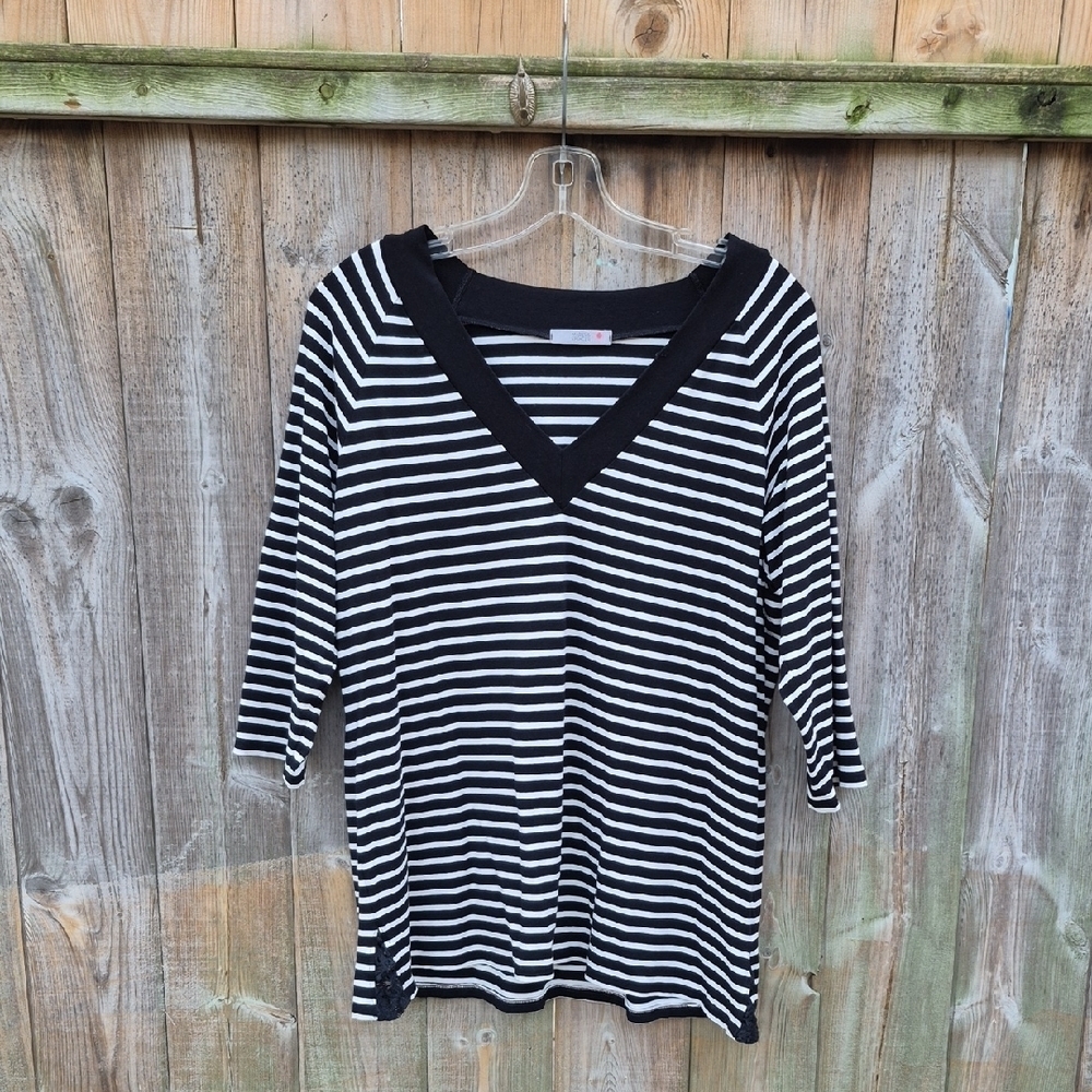 Marks And Spencer Stripe Top Size Xl